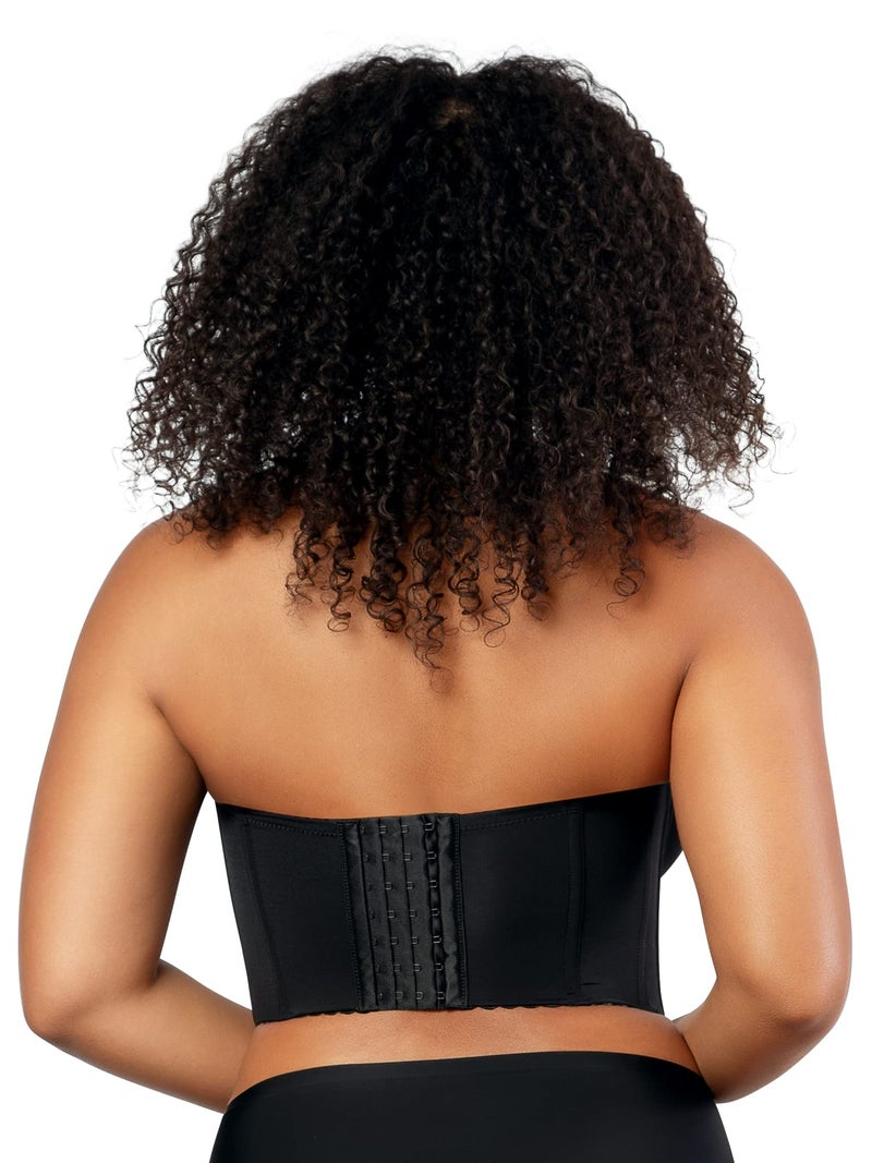 PARFAIT Elissa P50116 Women's Full Bust and Full Figure Strapless Longline Bra-Black-38D - Image 5